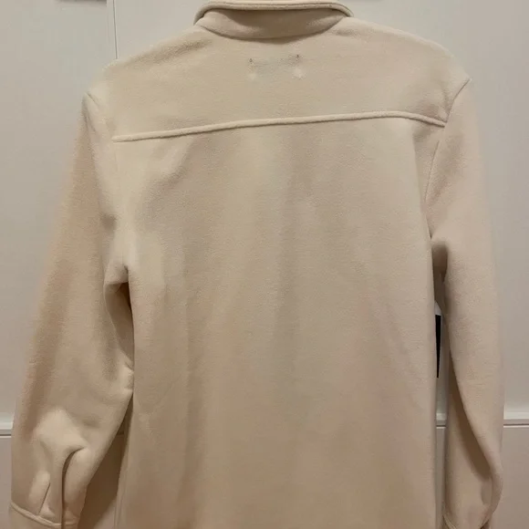 Aritzia TNA Cream Polar Shirt Jacket - Picture 2 of 3